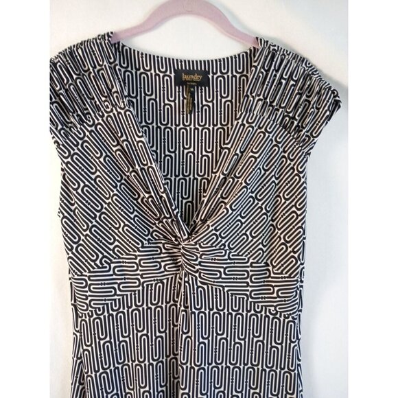 Laundry by Shelli Segal Geometric Print Dress Size 10 Sleeveless Casual - Picture 7 of 9